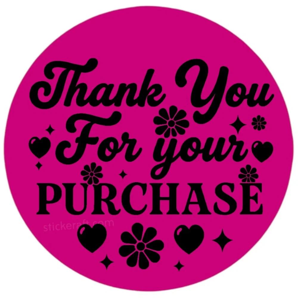 Thank You for Your Purchase Stickers – 2